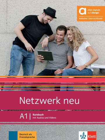 Netzwerk neu, Kursbuch A1 mit Audios und Videos, Hybridе edition allango
