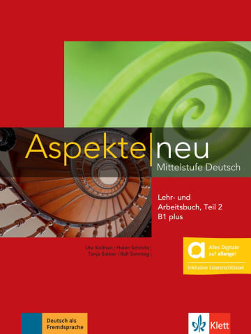 Aspekte neu B1+ Teil 2 Lehr- und Arbeitsbuch mit Audios Hybride Ausgabe allango