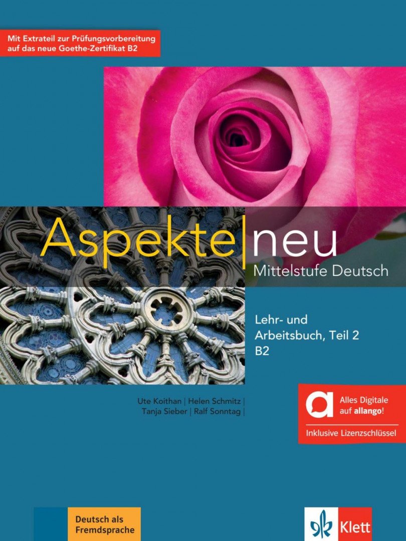 Aspekte neu B2, Lehr-/Arbeitsbuch Teil 2, Hybride edition allango