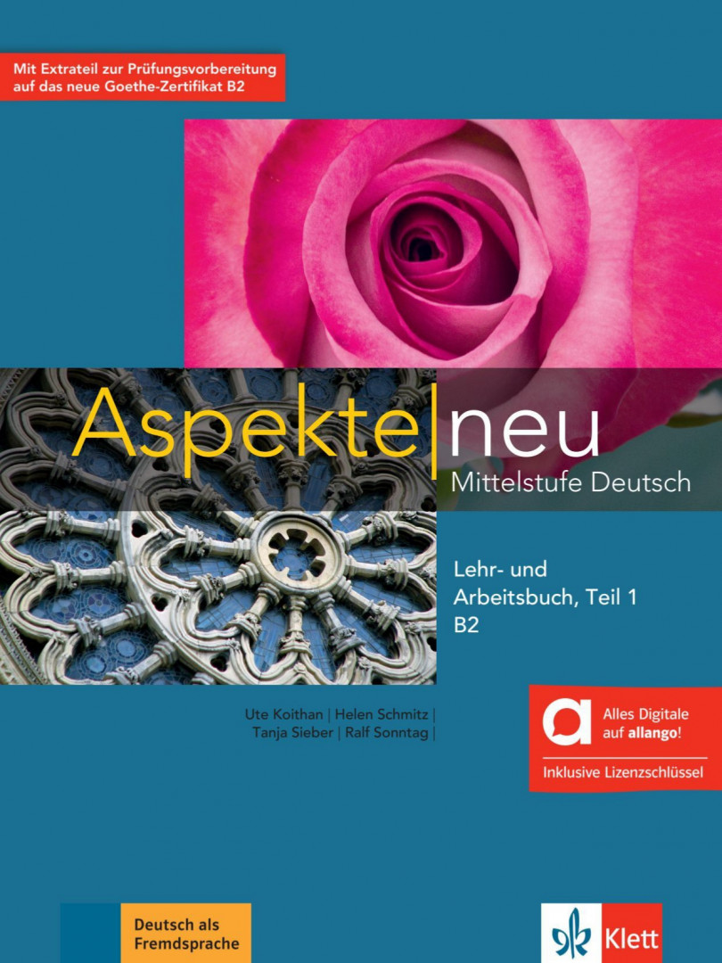 Aspekte neu B2, Lehr-Arbeitsbuch Teil 1, Hybride edition allango
