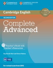 Complete Advanced Second Edition Teacher's Book + CD-ROM- Учебник за учителя