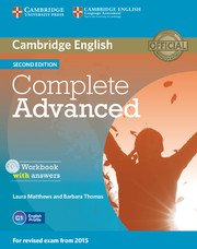 Complete Advanced Second Edition Workbook with ans. + Audio CD- Учебна тетрадка по английски език за сертификатния изпит CAE