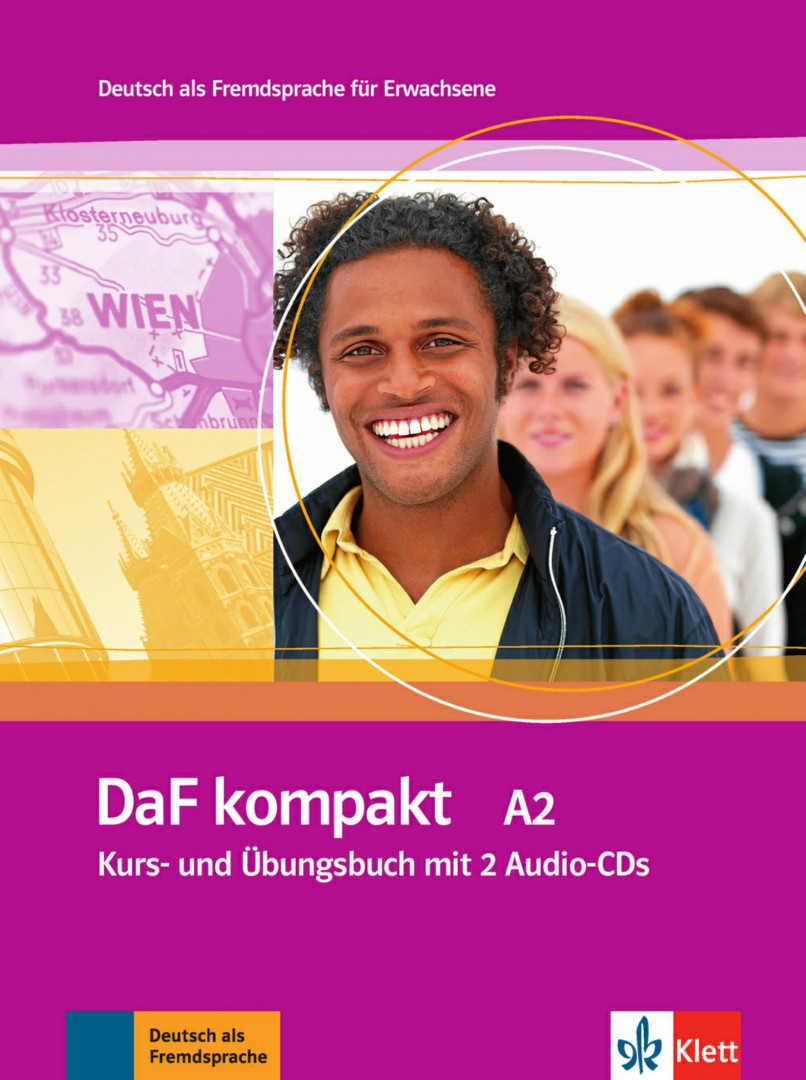 DaF kompakt A2 Kurs- und Übungsbuch + 2 Audio-CDs - Учебник + учебна тетрадка по немски език за ниво А2 с аудио дискове