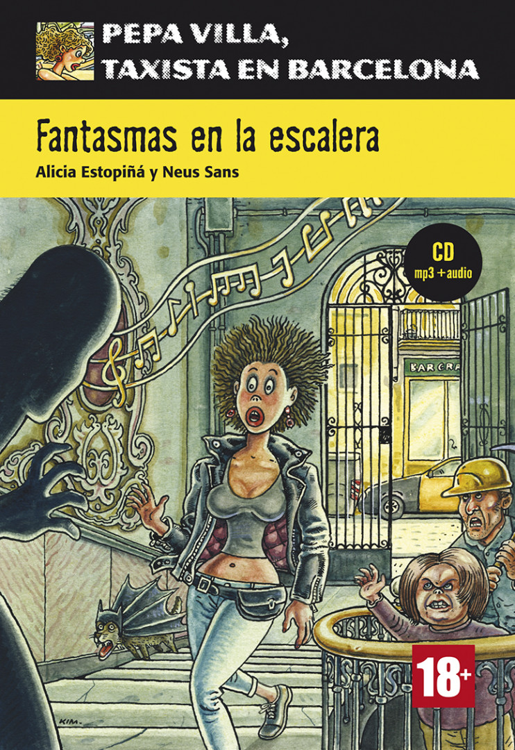 PEPA VILLA, TAXISTA EN BARCELONA Fantasmas en la escalera. Libro + CD A1