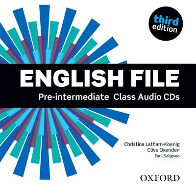 Аудио дискове English File Pre-intermediate Class Audio CDs Third Edition