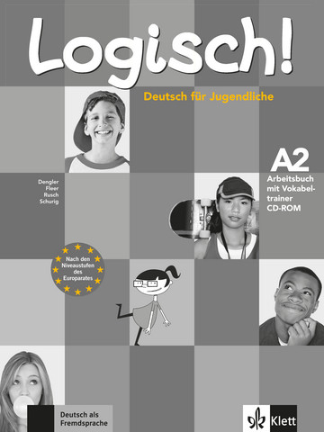 Учебна тетрадка по немски език Logisch! A2, Arbeitsbuch mit Audio-CD und Vokabeltrainer CD-ROM