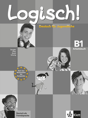 Учебна тетрадка по немски език Logisch! B1, Arbeitsbuch B1 mit 2 Audio-CDs