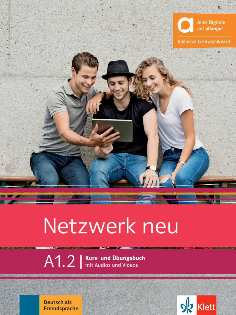 Netzwerk neu, Kurs-Übungsbuch A1.2 mit Audios und Videos, Hybridе edition allango
