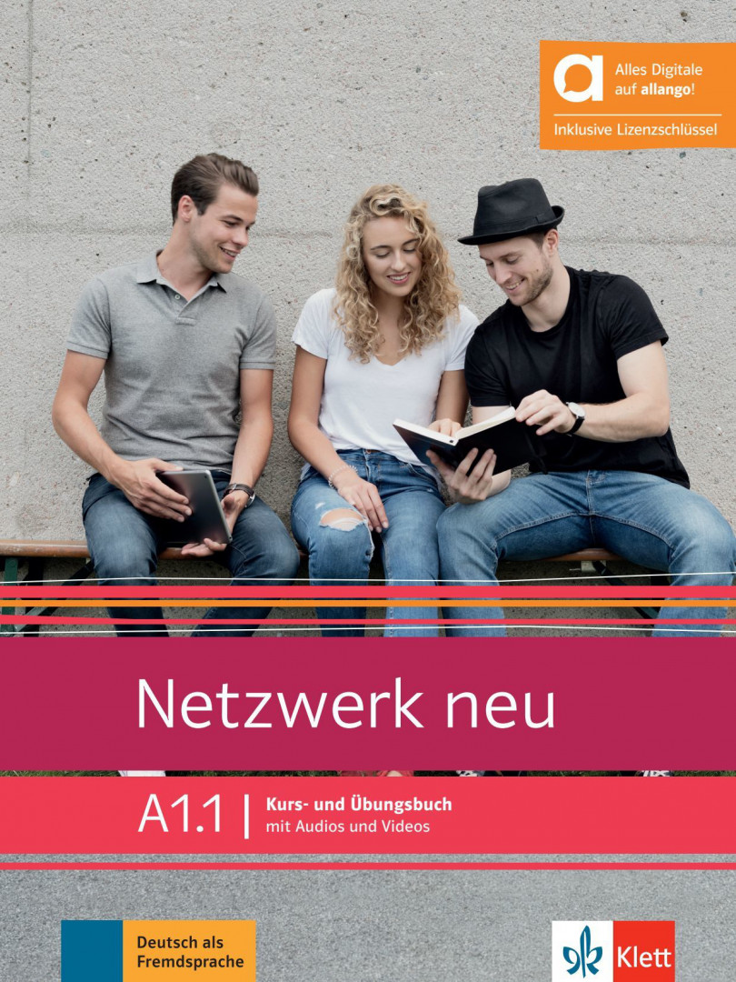 Netzwerk neu, Kurs-Übungsbuch A1.1 mit Audios und Videos, Hybridе edition allango