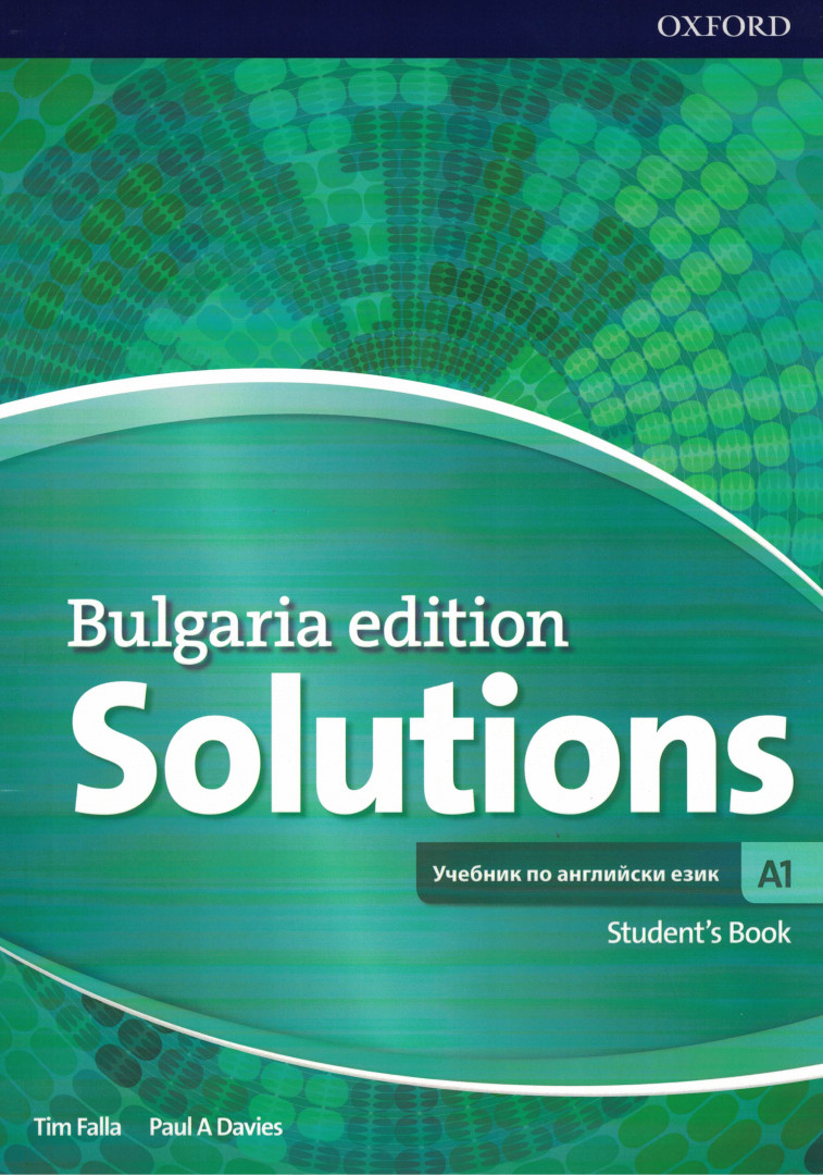 Solutions 3E Bulgaria Edition A1 Student's book