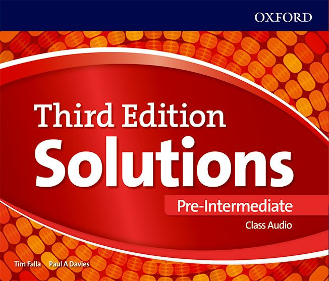 Solutions Third Edition Pre - Intermediate Class CD