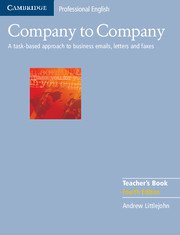 Company to Company Teacher\'s Book B1-B2