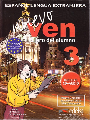 NUEVO VEN 3. LIBRO DEL ALUMNO + CD AUDIO- Учебник по испански език с аудио CD