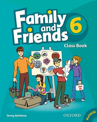Family and Friends 6 Class Book and MultiROM Pack<br>Учебник по английски език за деца 