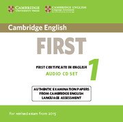 Cambridge First Certificate in English Practice Tests (NEW edition for revised exam 2015) <br> FCE 1 NEW Audio CDs (2)                                        