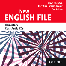 NEW ENGLISH FILE ELEMENTARY CLASS AUDIO CDs (3) A1<br>АУДИО АНГЛИЙСКИ ЕЗИК