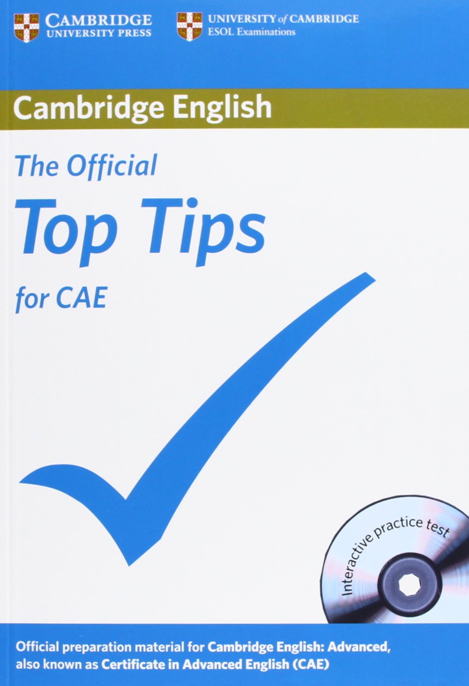 The Official Top Tips for Advanced - Paperback with CD-ROM - Най-важното за сертификата Advanced по английски език с аудио диск