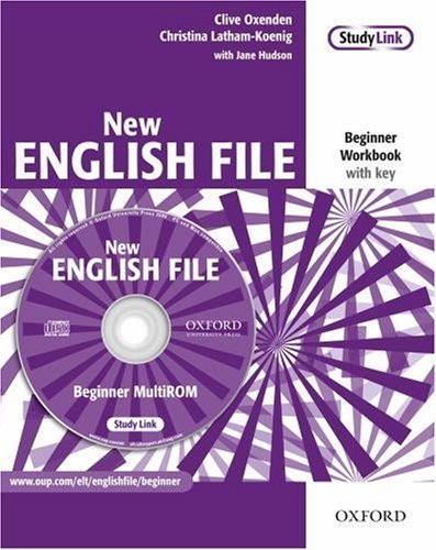NEW ENGLISH FILE BEGINNER WORKBOOK + KEY + MULTIROM (A1)<br>УЧЕБНА ТЕТРАДКА ПО АНГЛИЙСКИ ЕЗИК